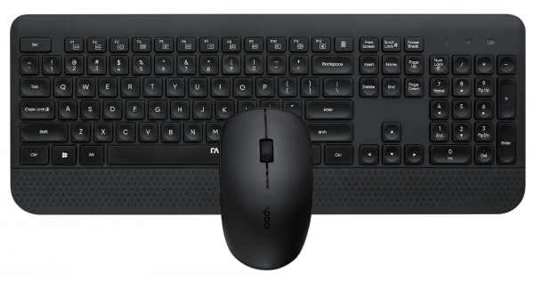 Rapoo Wireless Optical Mouse & Keyboard X3500 - BLACK
