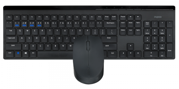 Rapoo Multi-mode Wireless Keyboard & Mouse 8110M - Bluetooth /2.4Ghz