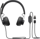 LOGITECH Zone Wired-GRAPHITE-USB-EMEA-UC - 981-000875