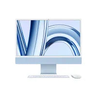 Apple iMac M3 Chip 8 core CPU - 10 Core GPU, 24" Retina Display 4.5K, 8GB RAM, 256GB SSD, MacOS Sonoma 14, Blue, 1 year warranty, Ports: 1x RJ45, 1x mic / headphones combo, 2x USB 3.1 Type-C, 2x Thunderbolt 3