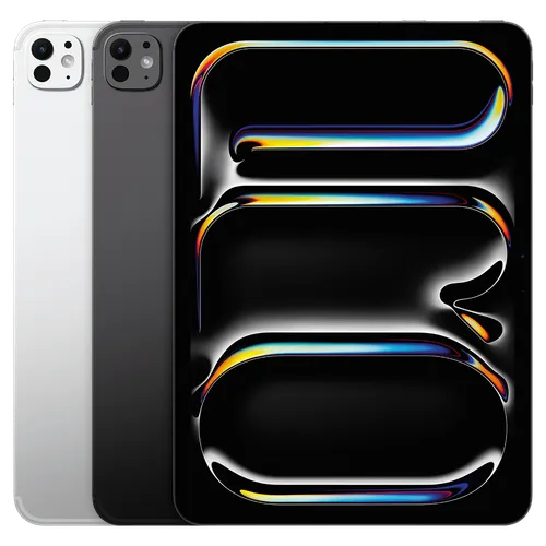 Apple Ipad pro 11, M4 Chip, 8GB RAM, 512GB, 11", Facial Recognition, Wifi + SIM, Silver/Space Black, 1 year warranty, 2024