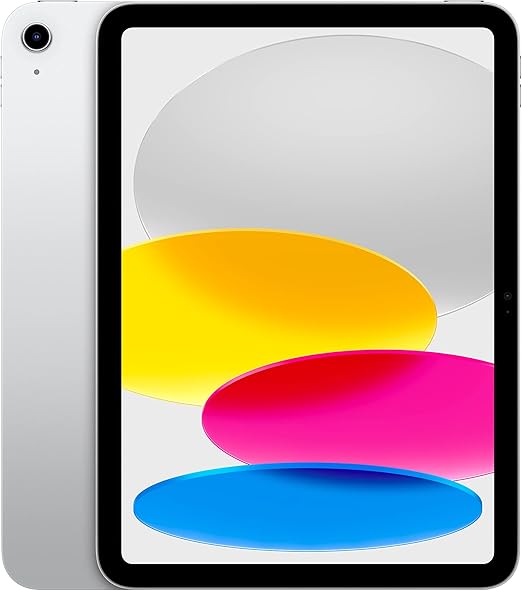 Apple Ipad  10th Gen, A14 Bionic Chip, 4GB RAM, 256GB, 10.9”, Touch ID, Wifi + SIM, Silver, 1 Year warranty, 2022 Model