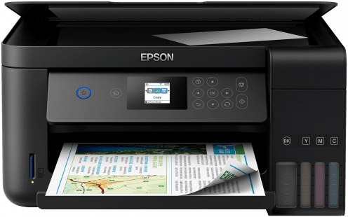 EcoTank ITS printer L4160, 3-in-1 with LCD screen: Print, copy & scan - plus double-sided printing USB, WiFi, Wi-Fi Direct. - Afatrading Company Limited