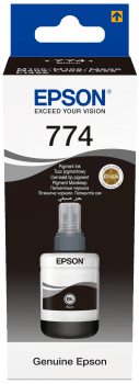 Epson T7741 Pigment Black ink bottle 140ml for WorkForce M100 ,WorkForce M105 , WorkForce M200, EcoTank L605  EcoTank L655 ,EcoTank L1455 - Afatrading Company Limited