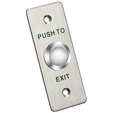 HikVision Exit & Emergency Button (DS-K7P02) - Afatrading Company Limited