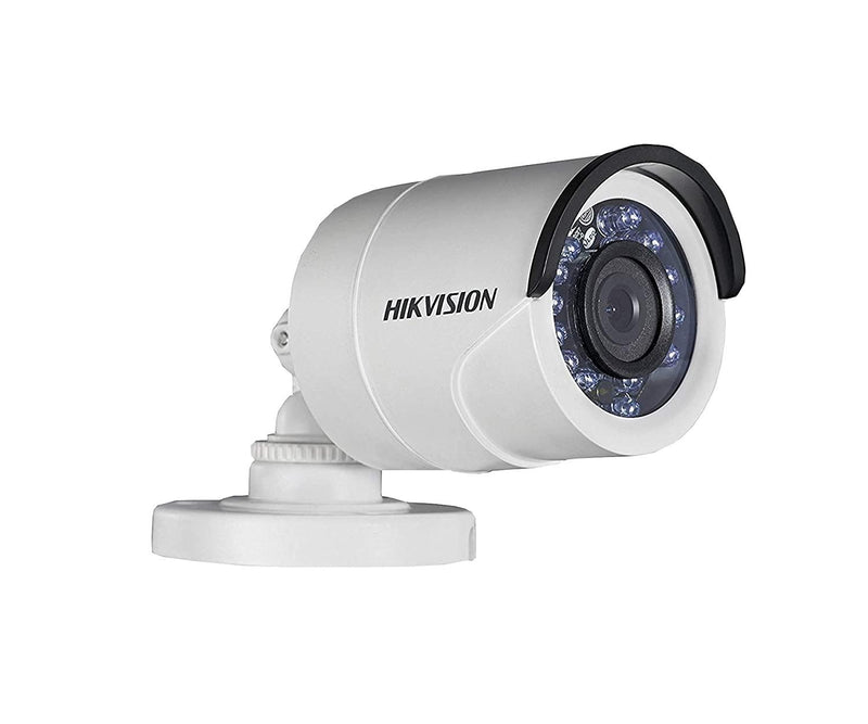 HikVision Outdoor IR Bullet Camera, 2MP CMOS Sensor,  12pes SMD LEDs, 20m IR, ICR, 0.02 Lux/F1.2, 12 VDC, Smart IR, DNR, IP66, 2.8/3.6mm Lens, Support TVI/AHD/CVI/CVBS video signal output - Afatrading Company Limited