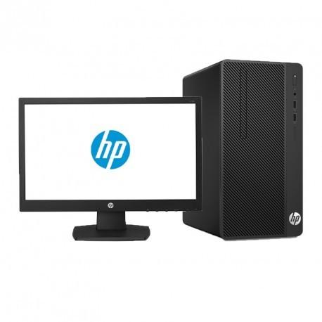 HP 290 G2 Microtower PC Desktop - Intel Core i3, 4GB RAM, 1TB Hard Disk, DVDRE, 18.5 Inch V197 Monitor - (4NU59EA) - Afatrading Company Limited