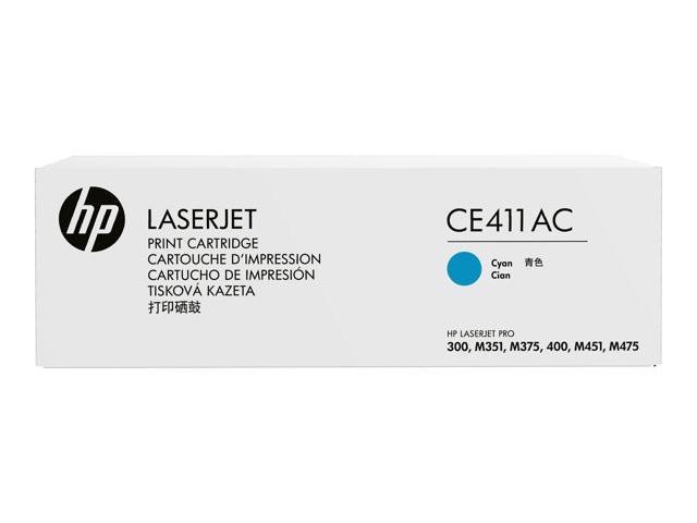 HP Cyan Contract LaserJet Toner Cartridge - (CE411AC)