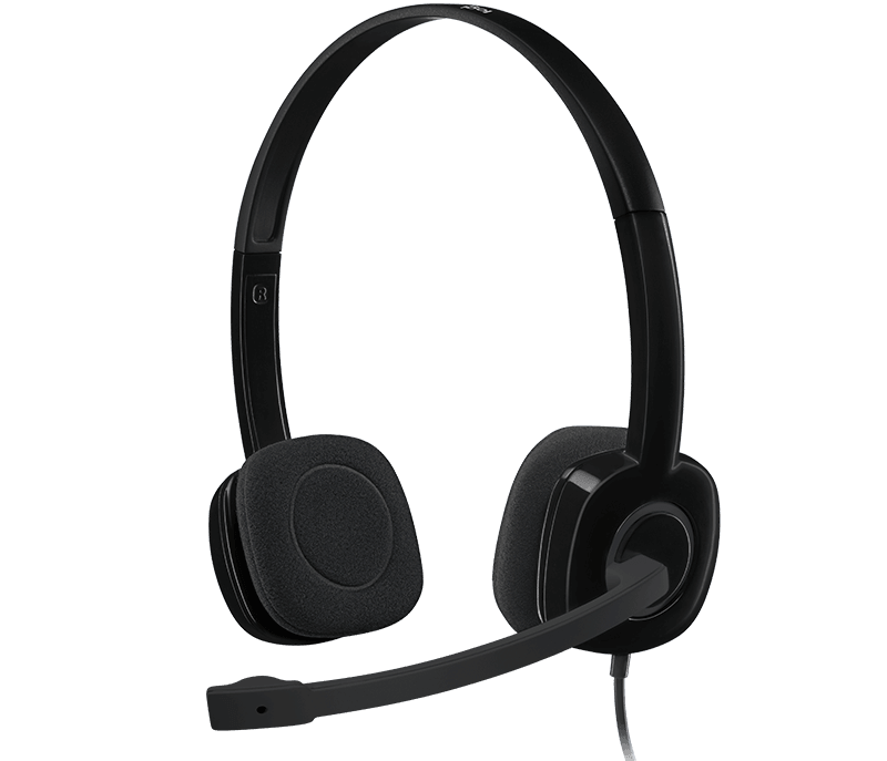 Logitech H151 Stereo Headset - (981-000589) - Afatrading Company Limited