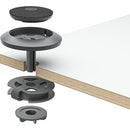 Logitech Table/Ceiling mount for Rally Mic Pod - Graphite: 952-000002