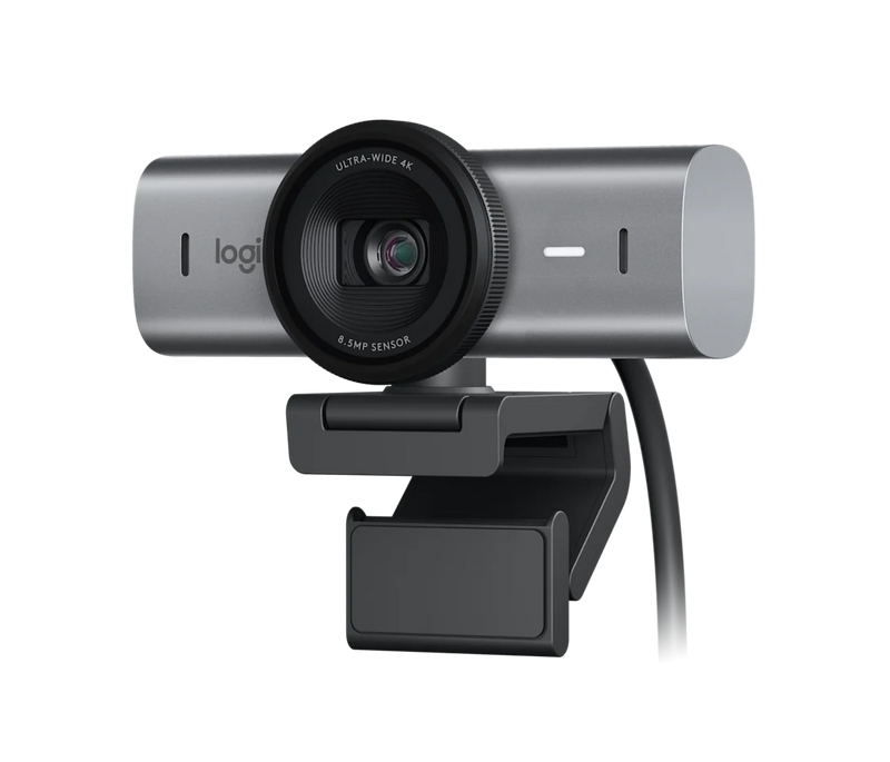 Logitech MX Brio 4K Ultra HD Webcam - PALE GREY - USB - N/A - EMEA28-935 - B2C - 960-001554