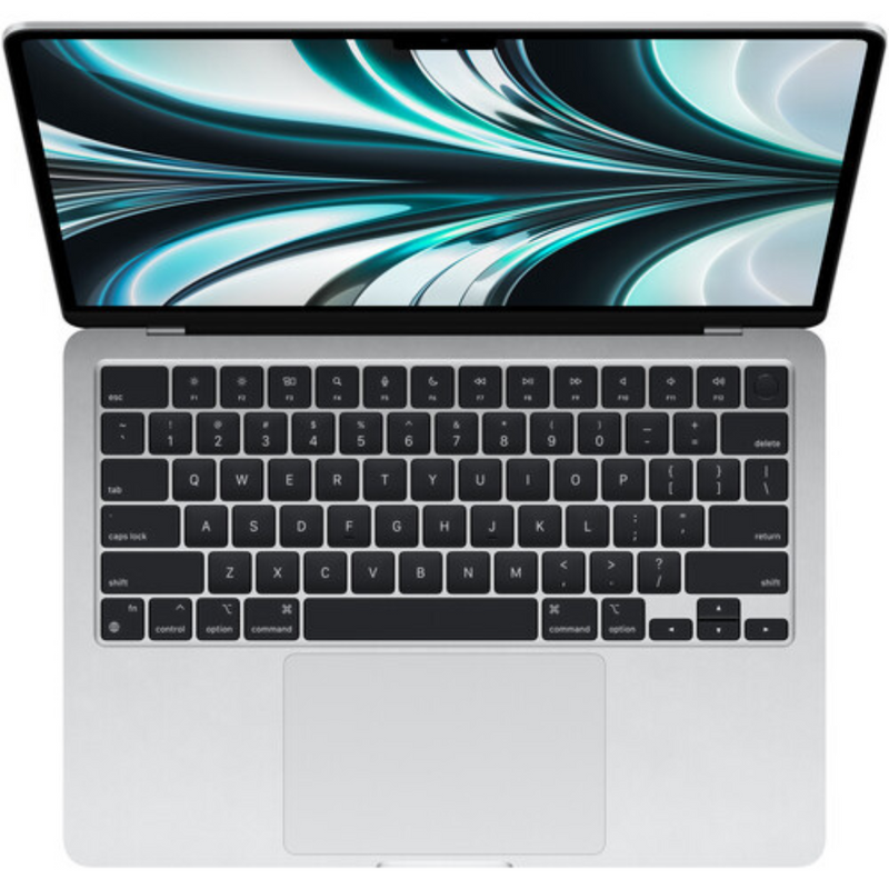 Macbook Air - M2 chip 8 core CPU - 10 core GPU, 8GB RAM, 512GB SSD, MacOS Monterey 12, 13.6”, Retina Display (2560 x 1664), 1080P FHD camera, Touch ID, Backlit keyboard, Silver, 1 Year warranty,