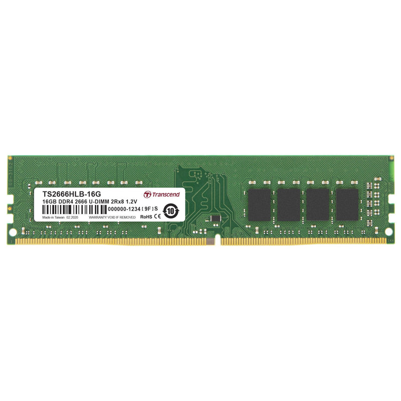 Transcend 16GB JM DDR4 2666 U-DIMM 2Rx8 (JM2666HLB-16G) - Afatrading Company Limited