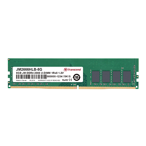 4GB JM DDR4 2666Mhz U-DIMM 1Rx16 512Mx16 CL19 1.2V (JM2666HLD-4G) - Afatrading Company Limited