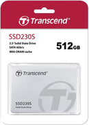 Transcend 512GB SATA III 6Gb/s SSD230S 2.5” Solid State Drive (TS512GSSD230S) - Afatrading Company Limited