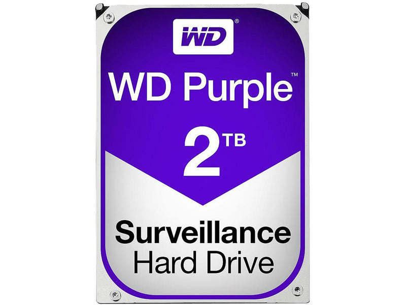 WD 2TB Surveillance Hard Disk Drive - 5400 RPM Class SATA 6Gb/s 64MB Cache 3.5 Inch - (303800043) - Afatrading Company Limited