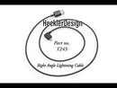 Fast Charging Right Angle Lightning cable for iPhone & iPad by Heckler Design